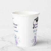 Gobelets En Papier Graduation florale de lavande (Droite)