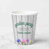 Gobelets En Papier Graduation Garden Party (Recto)