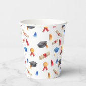 Gobelets En Papier Graduation mûre modélisée (Verso)