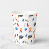 Gobelets En Papier Graduation mûre modélisée (Droite)