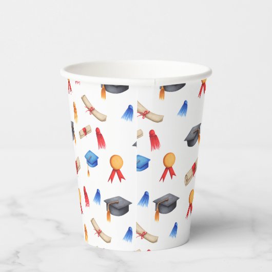 Gobelets En Papier Graduation mûre modélisée (Droite)