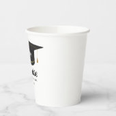 Gobelets En Papier Graduation Paper Cups Classe de 2025 Vaisselle (Gauche)