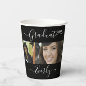Gobelets En Papier Graduation Photo Simple Moderne Open House Party P (Verso)
