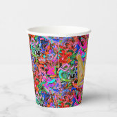 Gobelets En Papier Graffiti coloré de style rue avec couronne (Droite)