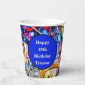 Gobelets En Papier Graffiti de style rue (Gauche)