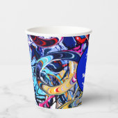 Gobelets En Papier Graffiti de style rue (Recto)