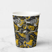 Gobelets En Papier Graffiti urbain Motif de rue (Droite)