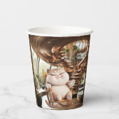 Gobelets En Papier Graisse Et Café Sassy (Verso)