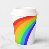 Gobelets En Papier Grand arc en ciel (Verso)