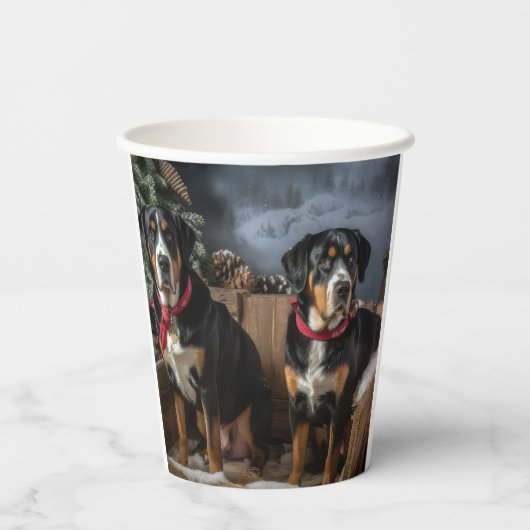 Gobelets En Papier Grand Suisse neige neige neige neige neige neige N (Verso)