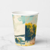 GOBELETS EN PAPIER GRANDE COUPE DE PAPIER DE COURSE "D" (Droite)