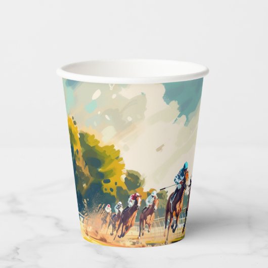 GOBELETS EN PAPIER GRANDE COUPE DE PAPIER DE COURSE "D" (Recto)