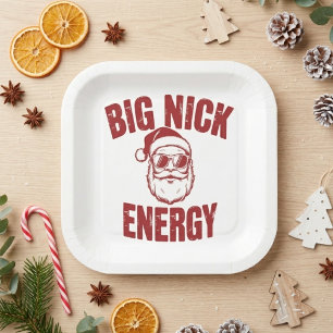 Gobelets En Papier Grande Énergie Citation Drôle de Noël de Nick Sant