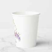 Gobelets En Papier Grandmillennial Wisteria Baby Shower (Gauche)