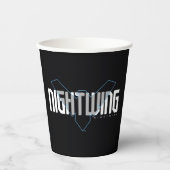 Gobelets En Papier Graphique de nom high-tech Nightwing (Recto)
