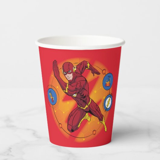 Gobelets En Papier Graphique d'exécution du laboratoire Flash de dess (Verso)