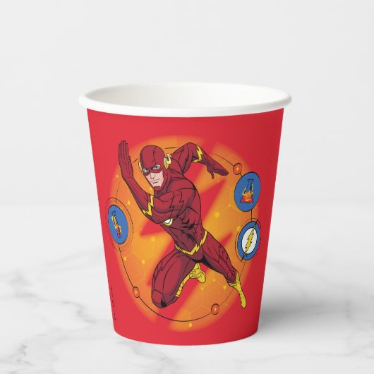 Gobelets En Papier Graphique d'exécution du laboratoire Flash de dess (Recto)