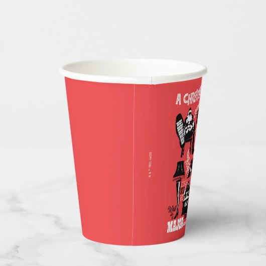 Gobelets En Papier Graphique d'icônes de l'histoire de Noël (Droite)