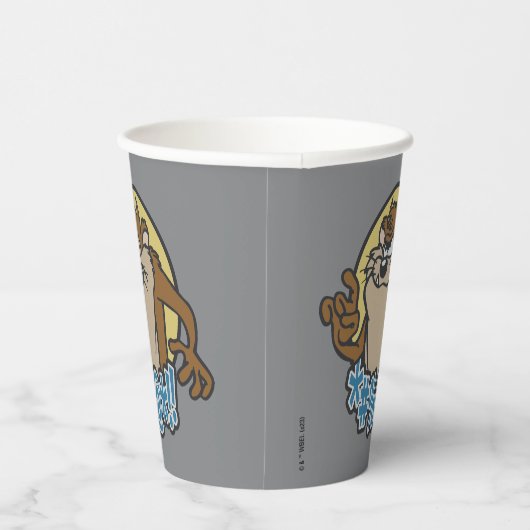 Gobelets En Papier Graphique en cercle extensible TAZ™ (Droite)