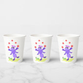 Gobelets En Papier Grasshopper violet Jongler amusant Créature