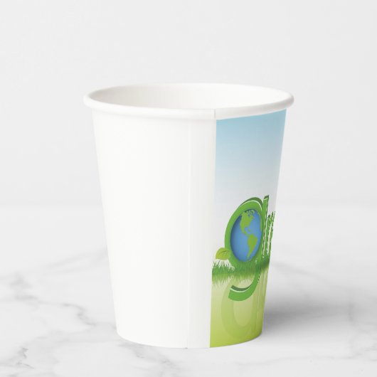 Gobelets En Papier Green Earth World (Droite)