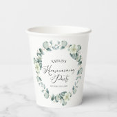 Gobelets En Papier Green Eucalyptus (Verso)