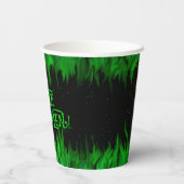 Gobelets En Papier Green Flames in the Starlight Sky (Verso)