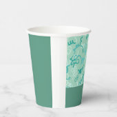 Gobelets En Papier Green Squiggles godets (Droite)