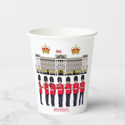 Gobelets En Papier Grenadier Guards sur la Parade (Recto)