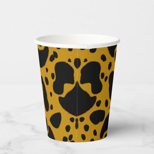 Gobelets En Papier Grenouille à poison jaune (Droite)