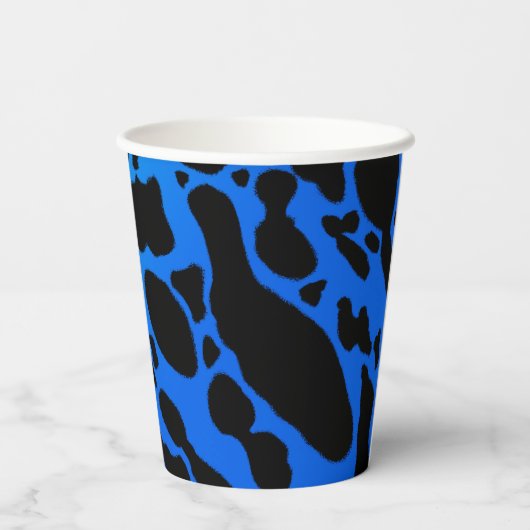 Gobelets En Papier Grenouille à tarte à poison bleu (Verso)