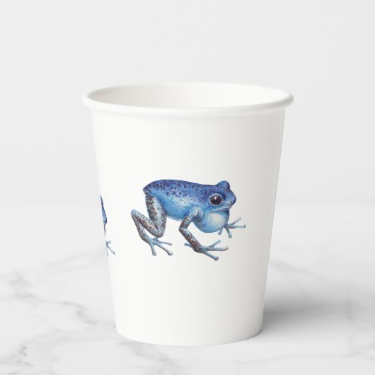 Gobelets En Papier Grenouille à tarte aux fraises (Verso)