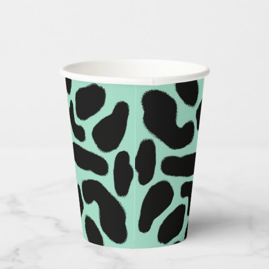 Gobelets En Papier Grenouille à tarte verte et noire (Droite)