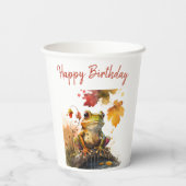 Gobelets En Papier Grenouille - Anniversaire (Verso)