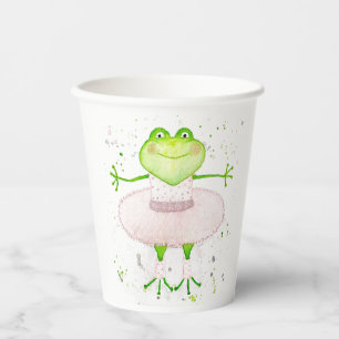 Gobelets En Papier Grenouille de Ballerina