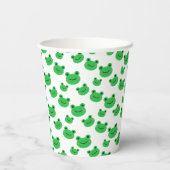 Gobelets En Papier Grenouille fête d'anniversaire Croaking Green Part (Verso)