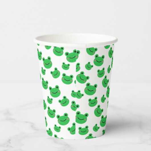 Gobelets En Papier Grenouille fête d'anniversaire Croaking Green Part (Droite)