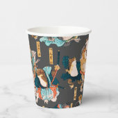 Gobelets En Papier Grenouille japonaise ukiyo-e Froggies (Gauche)