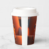 Gobelets En Papier Grenouille orange (Droite)