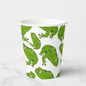 Gobelets En Papier Grenouille verte (Verso)