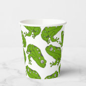 Gobelets En Papier Grenouille verte (Gauche)