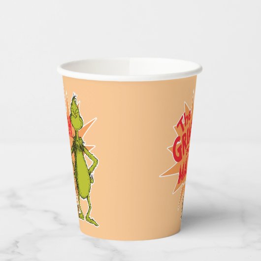 Gobelets En Papier Grille | Grinch & Max Starburst (Gauche)