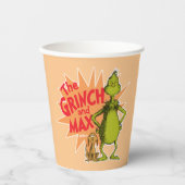 Gobelets En Papier Grille | Grinch & Max Starburst (Recto)