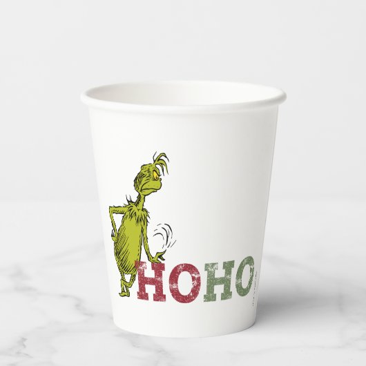 Gobelets En Papier Grille | Ho Ho Ho (Verso)