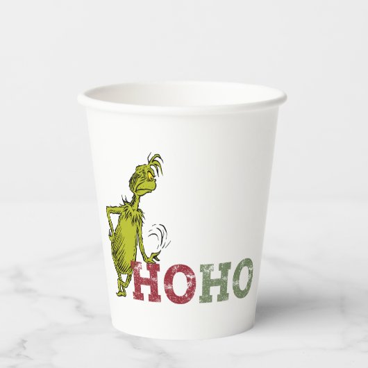 Gobelets En Papier Grille | Ho Ho Ho (Recto)