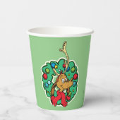 Gobelets En Papier Grille | Max Christmas Wreath (Verso)