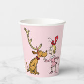 Gobelets En Papier Grille | Max & Cindy Lou Qui (Verso)