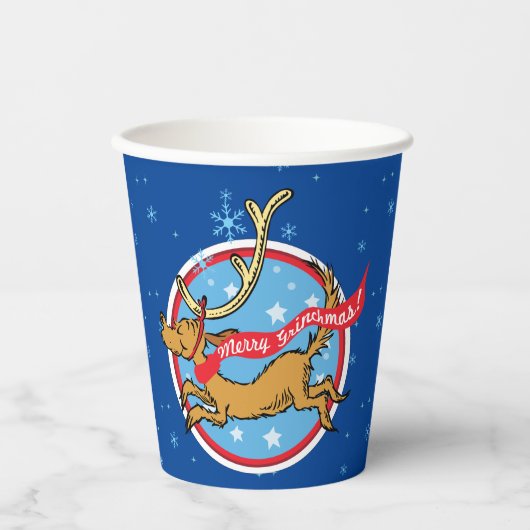 Gobelets En Papier Grille | Max Merry Grinchmas ! (Recto)