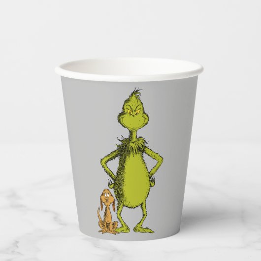 Gobelets En Papier Grille | Position max. et Grinch (Recto)