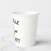 Gobelets En Papier Grille | Who-ville University Est 1957 (Gauche)